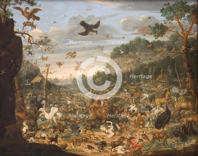 The Earth after the Fall of Man, 1690. Creator: Rösel von Rosenhof, Franz (1626-1700).