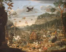 The Earth after the Fall of Man, 1690. Creator: Rösel von Rosenhof, Franz (1626-1700)