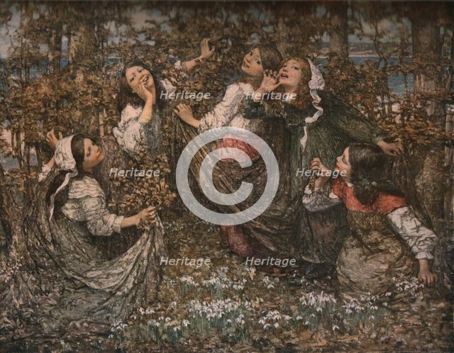 'The Earth's Awakening', 1909, (c1930).  Creator: Edward Atkinson Hornel.