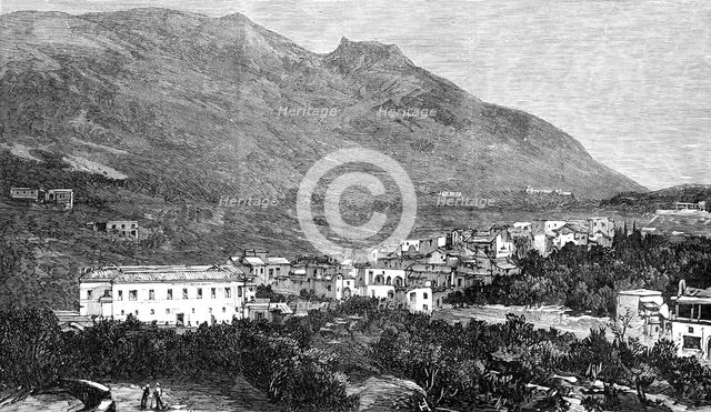 The Earthquake in Ischia: Casamicciola and Mount Epomeo, 1883. Creator: Unknown.