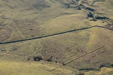The earthwork remains of a Roman temporary camp on Low Stony Bank, North Yorkshire, 2024. Creator: Robyn Andrews