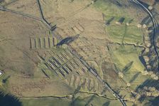 The earthwork remains of Leighton Construction Camp, Breary Banks, North Yorkshire, 2025. Creator: Robyn Andrews