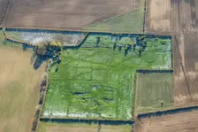 The earthwork remains of part of the deserted medieval village of Gainsthorpe...Lincolnshire, 2024 Creator: Robyn Andrews