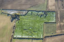 The earthwork remains of part of the deserted medieval village of Gainsthorpe...Lincolnshire, 2024 Creator: Robyn Andrews