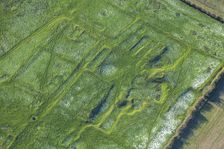 The earthwork remains of part of the deserted medieval village of Gainsthorpe...Lincolnshire, 2024 Creator: Robyn Andrews