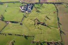 The earthwork remains of the abandoned areas of Alkmonton medieval settlement, Derbyshire, 2022. Creator: Damian Grady