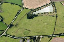 The earthwork remains of the medieval moated manor and settlement of Bleasby, Lincs, 2019. Creator: Historic England