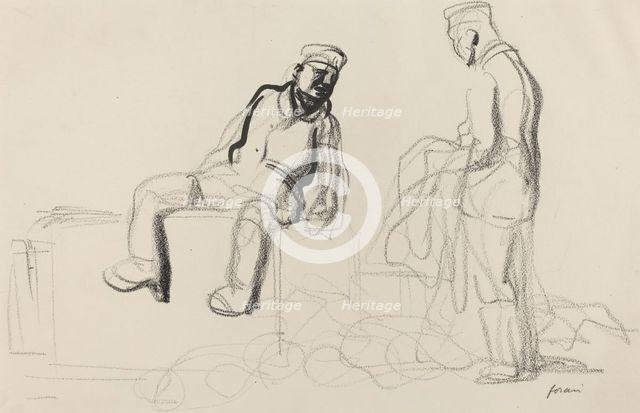 The Economic Withdrawal, c. 1914/1919. Creator: Jean Louis Forain.