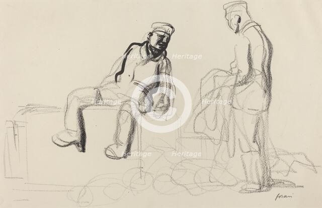 The Economic Withdrawal, c. 1914/1919. Creator: Jean Louis Forain.