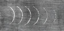 The Eclipse of the Sun on July 18 in Spain - Baily's Beads as seen with an inverting tele..., 1860. Creator: Unknown