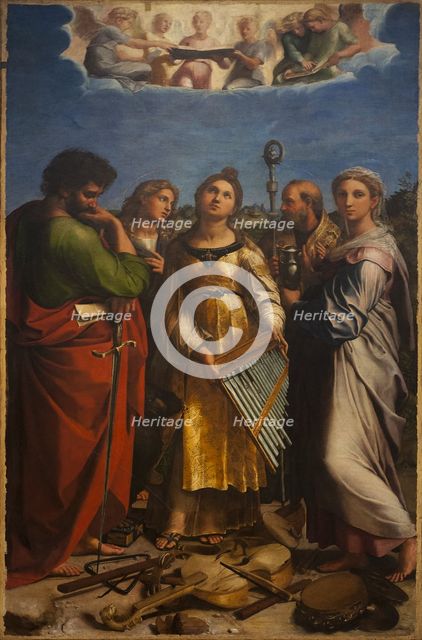 The Ecstasy of Saint Cecilia, ca 1514. Artist: Raphael (1483-1520)