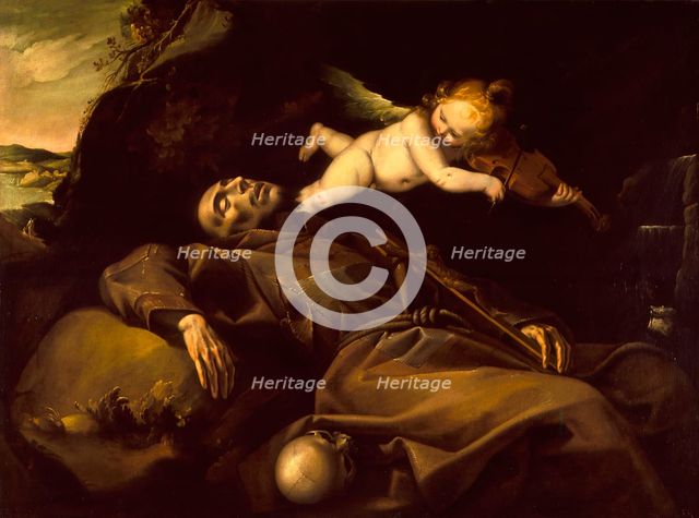 The Ecstasy of Saint Francis, c1615. Creator: Pier Francesco Mazzucchelli.