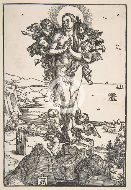 The Ecstasy of Saint Mary Magdalen.n.d. Creator: Albrecht Durer.