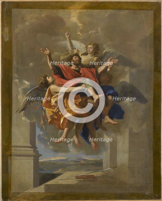 The ecstasy of Saint Paul, 1650. Creator: Poussin, Nicolas (1594-1665).