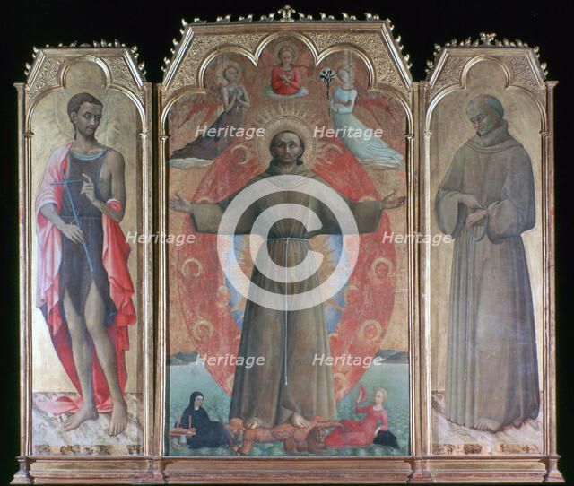 'The Ecstasy of St Francis', 1437-1444. Artist: Sassetta