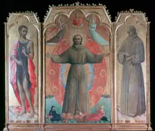 The Ecstasy of St Francis 1437-1444. Artist: Sassetta