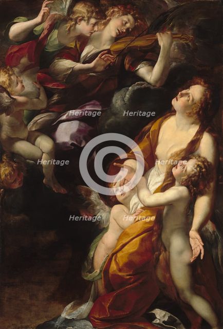 The Ecstasy of the Magdalen, 1616/1620. Creator: Giulio Cesare Procaccini.