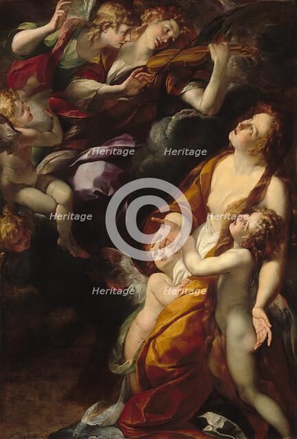 The Ecstasy of the Magdalen, 1616/1620. Creator: Giulio Cesare Procaccini.