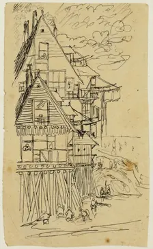 The Edge of the Shore, n.d. Creator: Rodolphe Bresdin