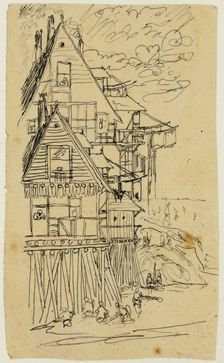 The Edge of the Shore, n.d. Creator: Rodolphe Bresdin