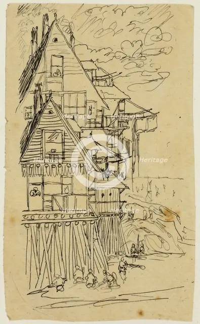 The Edge of the Shore, n.d. Creator: Rodolphe Bresdin.