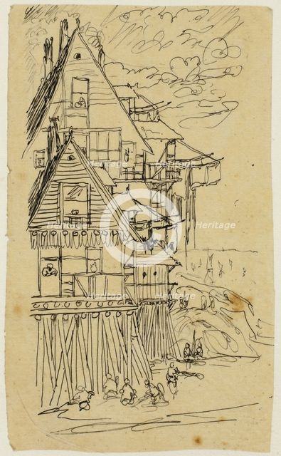 The Edge of the Shore, n.d. Creator: Rodolphe Bresdin.