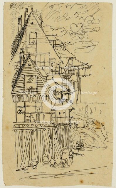 The Edge of the Shore, n.d. Creator: Rodolphe Bresdin.