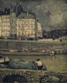 The Edges of the Seine, Paris (1880-1924?). Artist: James Wilson Morrice