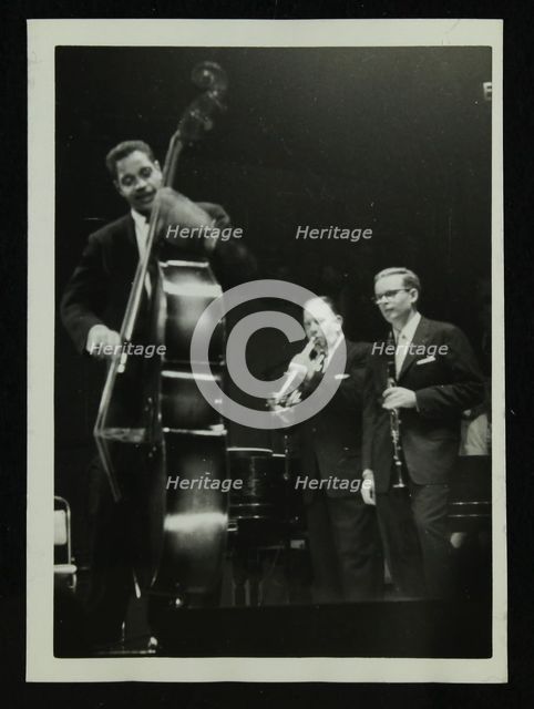 The Eddie Condon All Stars in concert, Colston Hall, Bristol, 1957. Creator: Denis Williams.