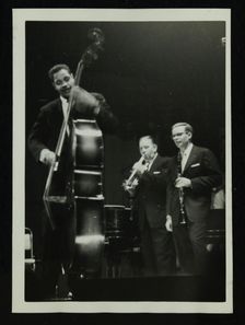 The Eddie Condon All Stars in concert, Colston Hall, Bristol, 1957. Creator: Denis Williams