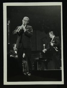 The Eddie Condon All Stars in concert, Colston Hall, Bristol, 1957. Creator: Denis Williams