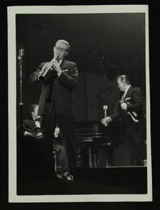 The Eddie Condon All Stars in concert, Colston Hall, Bristol, 1957. Artist: Denis Williams