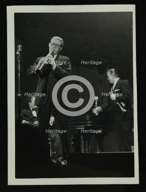 The Eddie Condon All Stars in concert, Colston Hall, Bristol, 1957. Artist: Denis Williams