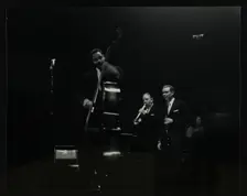 The Eddie Condon All Stars on stage at Colston Hall, Bristol, 1957. Creator: Denis Williams