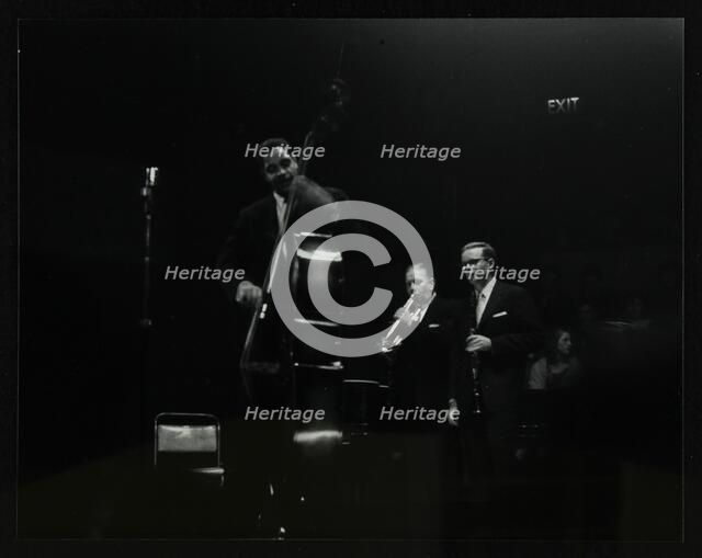 The Eddie Condon All Stars on stage at Colston Hall, Bristol, 1957. Artist: Denis Williams