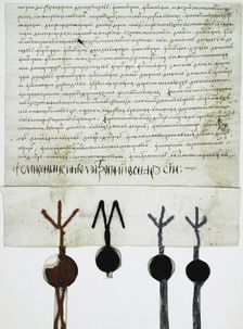 The edict of the Tsar Ivan IV the Terrible (1530-1584), 1497
