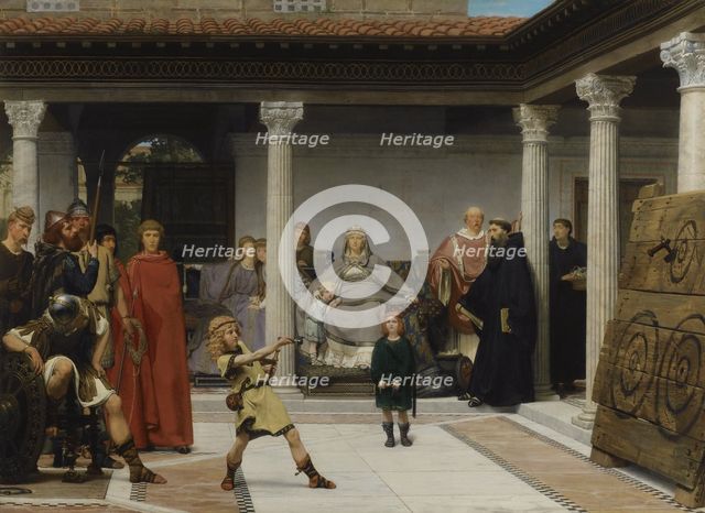 The Education of the children of Clovis, 1861. Artist: Alma-Tadema, Sir Lawrence (1836-1912)