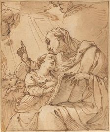 The Education of the Virgin. Creator: Ubaldo Gandolfi