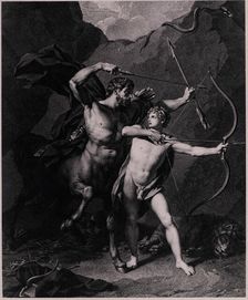 The Education of Achilles, 1794. Artist: Bervic, Charles Clément (1756-1822)