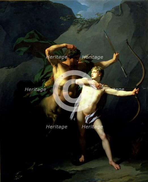  'The Education of Achilles' by Jean Baptiste Regnault.