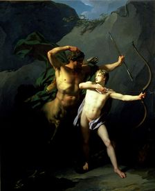 The Education of Achilles by Jean Baptiste Regnault