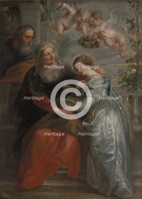 The Education of Mary, 1630-1635. Creator: Peter Paul Rubens.