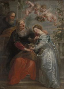 The Education of Mary, 1630-1635. Creator: Peter Paul Rubens