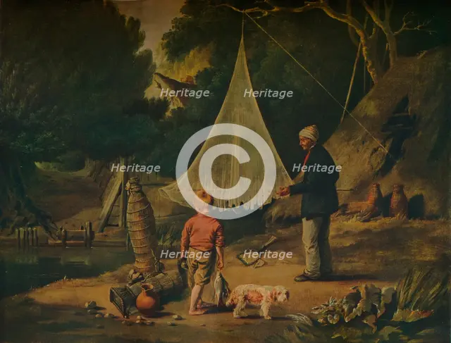 'The Eel Catcher', 1812. Artist: Edmund Bristow.