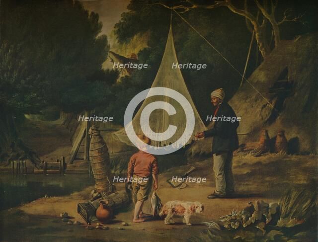 'The Eel Catcher', 1812. Artist: Edmund Bristow.