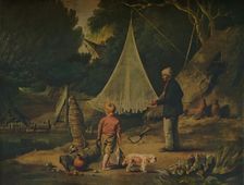 The Eel Catcher 1812. Artist: Edmund Bristow