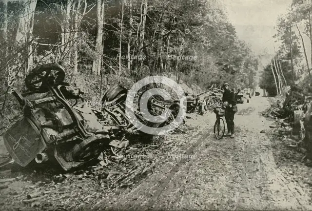 'The Effect of British Shell Fire', (1919). Creator: Unknown.