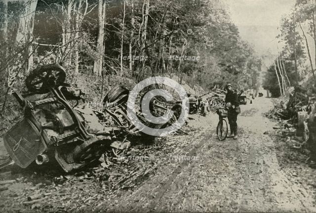 'The Effect of British Shell Fire', (1919). Creator: Unknown.