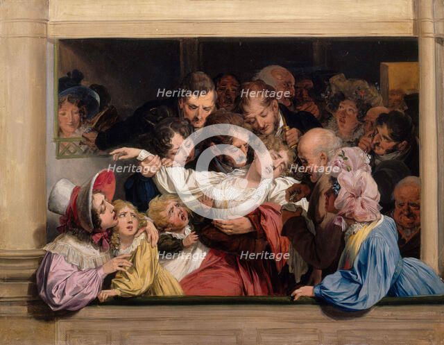 The effect of melodrama (L'effet du mélodrame), c. 1830. Creator: Boilly, Louis-Léopold (1761-1845).