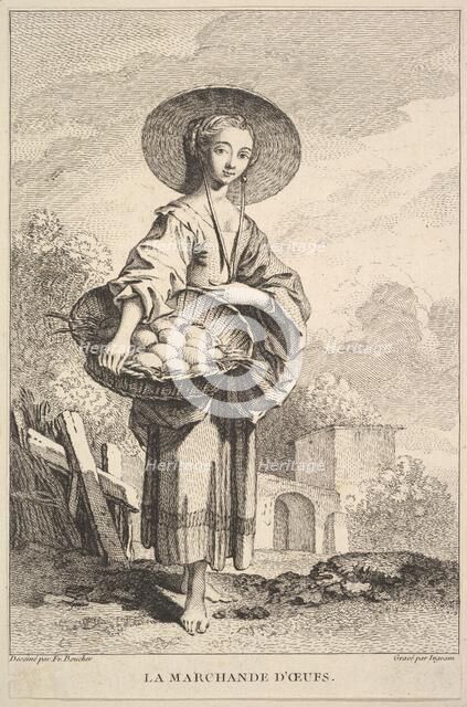 The Egg Merchant, 1741-63. Creator: John Ingram.